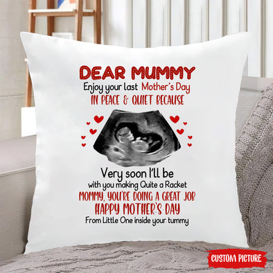Personalized Gift For Future Mummy Happy Mother's Day Pillow - PP - LT2401221