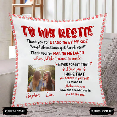 Personalized Gift For Bestie Never Forget That I Love You Pillow - PP - LT0703221