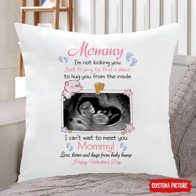Personalized Gift For Future Mommy Happy Valentine's Day Pillow - PP - LT1901222
