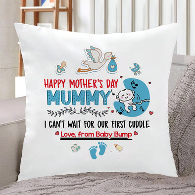 Gift For Future Mummy I Can't Wait For Our First Cuddle Pillow - PP - LT2102223