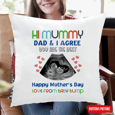 Personalized Gift For Future Mummy Dad & I Agree You Are The Best Pillow - PP - LT1902225