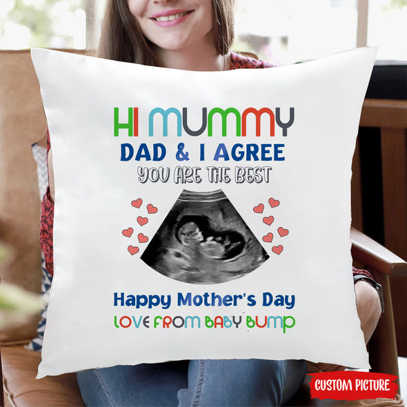 Personalized Gift For Future Mummy Dad & I Agree You Are The Best Pillow - PP - LT1902225