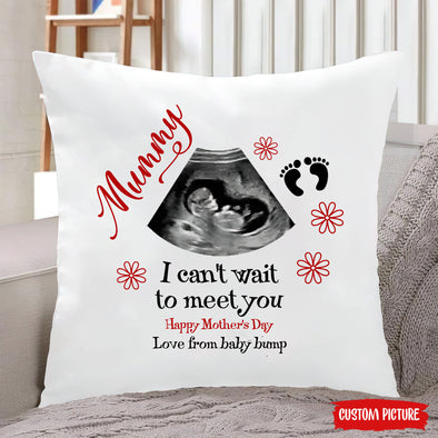 Personalized Gift For Future Mummy I Can't Wait To Meet You Pillow - PP - LT0802226