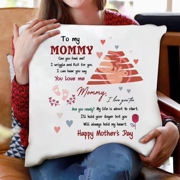 Gift For Future Mommy Can You Feel Me Pillow - PP - LT3003226