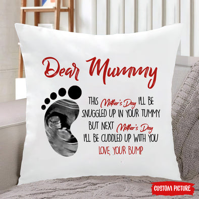 Personalized Gift For Future Mummy Next Mother's Day I'll Be Cuddled Up With You Pillow - PP - LT1002227