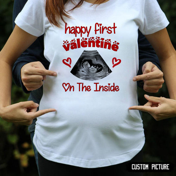 Happy First Valentine On The Inside T-Shirt - PP - LT0401212