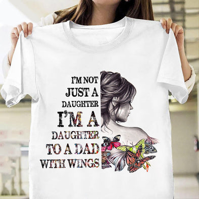 I'm a Daughter to a Dad with wings-nk Classic T-Shirt