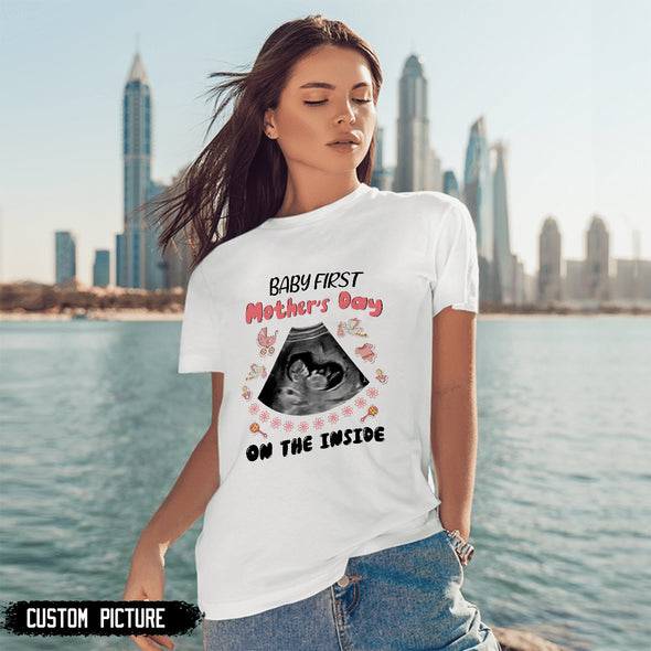 Personalized Gift For Future Mommy Baby First Mother's Day From In Side T-Shirt - PP - LT0104221