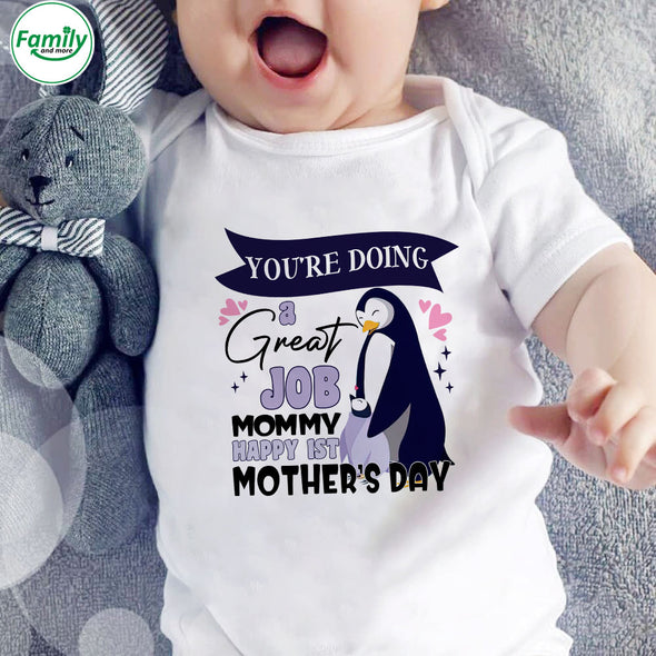 Gift For Future Mommy Happy Mother's Day Onesie - PP - LT1903221