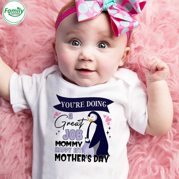 Gift For Future Mommy Happy Mother's Day Onesie - PP - LT1903221