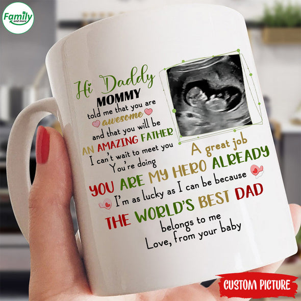 Personalized Gift For Future Daddy You Are My Hero Already Mugs - PP - LT0801212