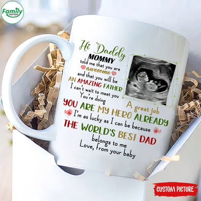 Personalized Gift For Future Daddy You Are My Hero Already Mugs - PP - LT0801212