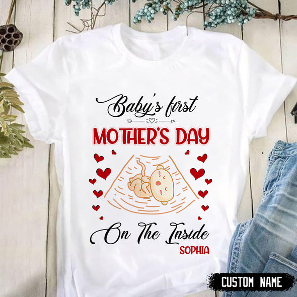 Gift For Future Mommy Baby's First Mother's Day T-Shirt - PP - LT1504222