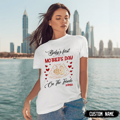 Gift For Future Mommy Baby's First Mother's Day T-Shirt - PP - LT1504222