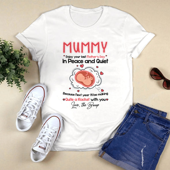 Gift For Future Mummy Next Year I Will Be Making Quite A Racket With You T-shirt - PP - LT0103223