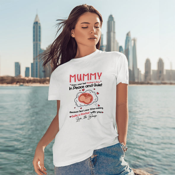 Gift For Future Mummy Next Year I Will Be Making Quite A Racket With You T-shirt - PP - LT0103223