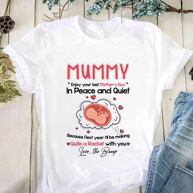 Gift For Future Mummy Next Year I Will Be Making Quite A Racket With You T-shirt - PP - LT0103223
