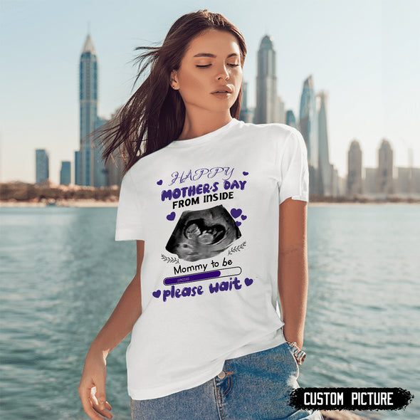 Personalized Gift For Future Mommy Happy Mother's Day From Inside T-Shirt - PP - LT2903225