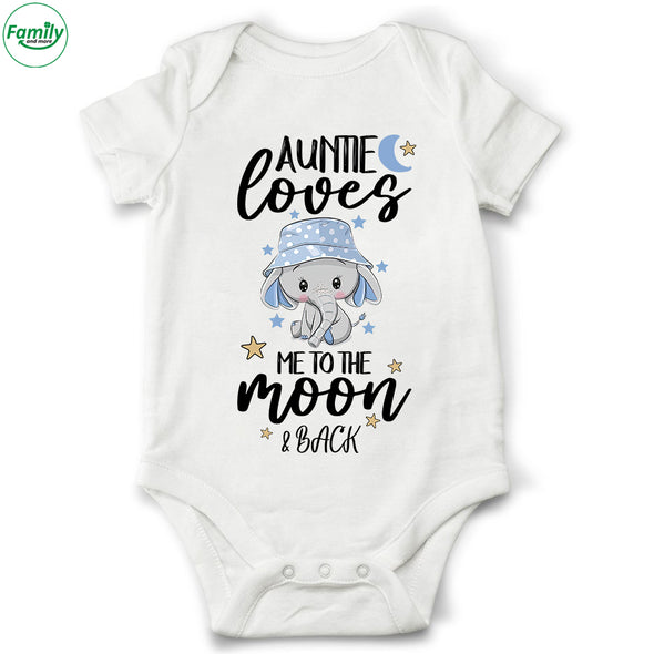 Moom and back Baby Onesie