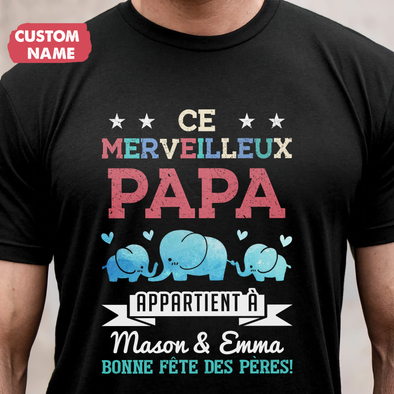 Ce Merveilleux Papa T-Shirt - JD - TT1005227