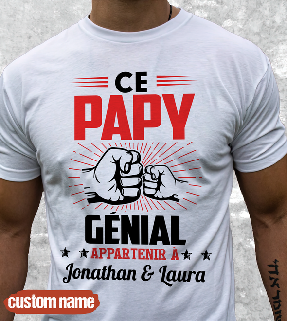 Cadeau Pour Papy Ce Papy Genial T-Shirt - JD - TT2405229