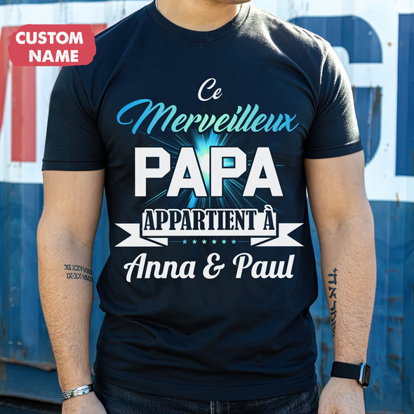 Ce Merveilleux Papa T-Shirt - JD - TT10052221