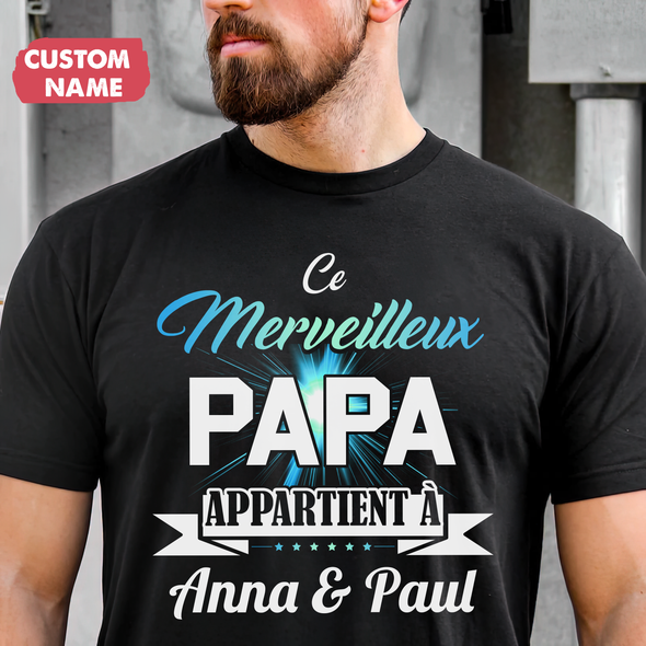 Ce Merveilleux Papa T-Shirt - JD - TT10052221