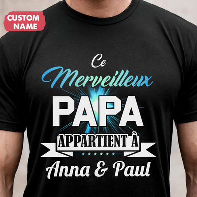 Ce Merveilleux Papa T-Shirt - JD - TT10052221