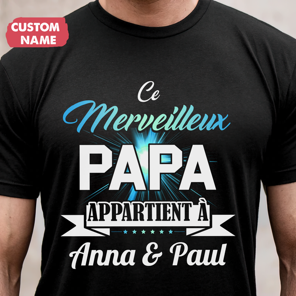 Ce Merveilleux Papa T-Shirt - JD - TT10052221