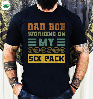 Dad bob working on my six pack-nk Premium Fit Mens Tee