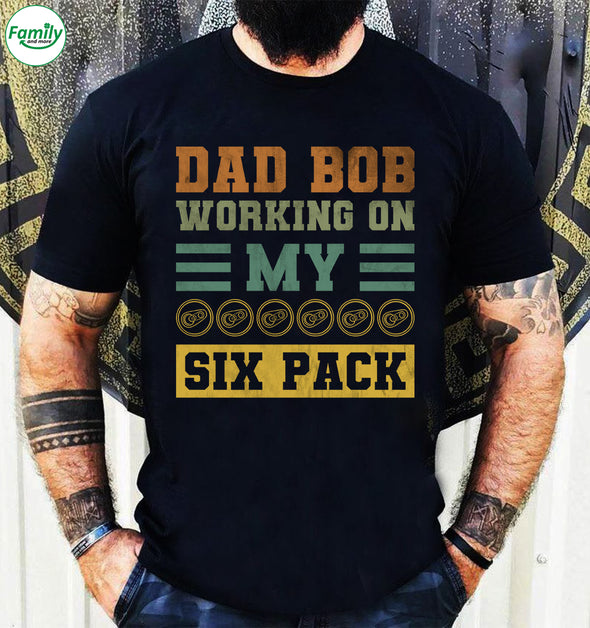 Dad bob working on my six pack-nk Premium Fit Mens Tee