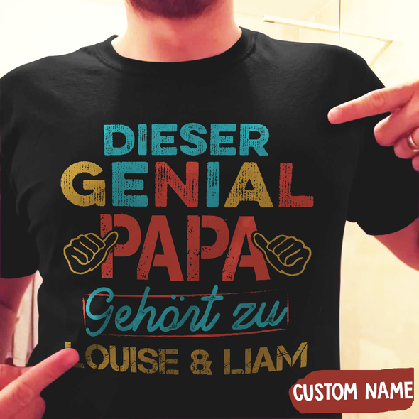 Dieser Genial Papa T-Shirt - AD - TT2304224