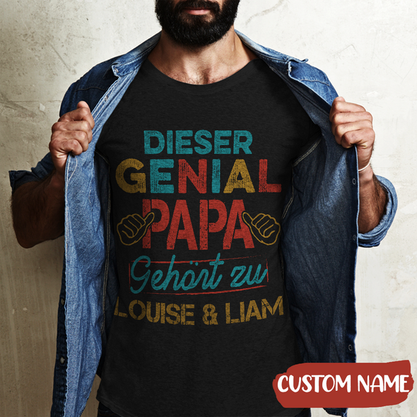 Dieser Genial Papa T-Shirt - AD - TT2304224
