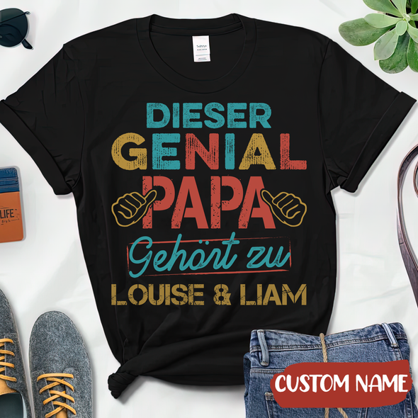 Dieser Genial Papa T-Shirt - AD - TT2304224