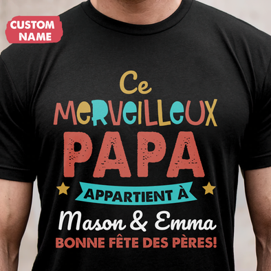 Ce Merveilleux Papa T-Shirt - JD - TT2304225
