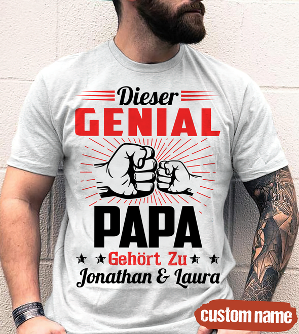 Dieser Genial Papa T-Shirt - AD - TT2504227 3