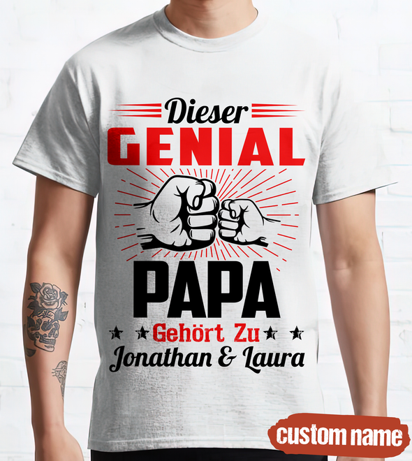 Dieser Genial Papa T-Shirt - AD - TT2504227 3