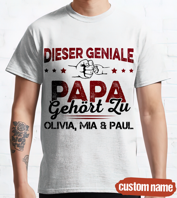 Dieser Genial Papa T-Shirt - AD - TT2504228 4