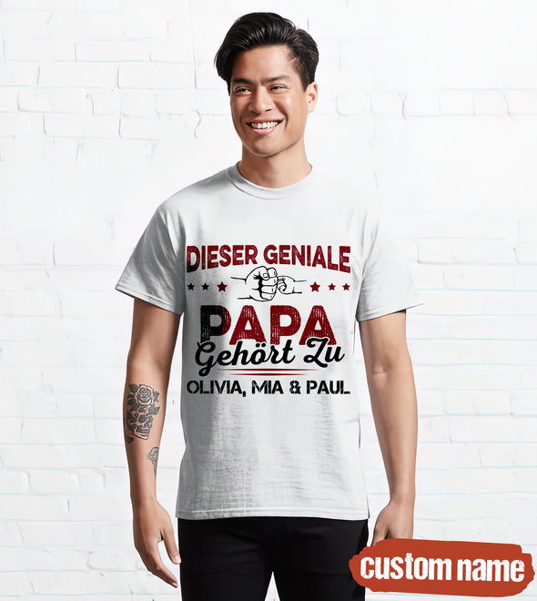 Dieser Genial Papa T-Shirt - AD - TT2504228 4