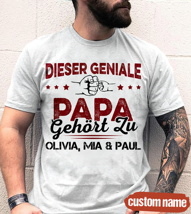 Dieser Genial Papa T-Shirt - AD - TT2504228 4
