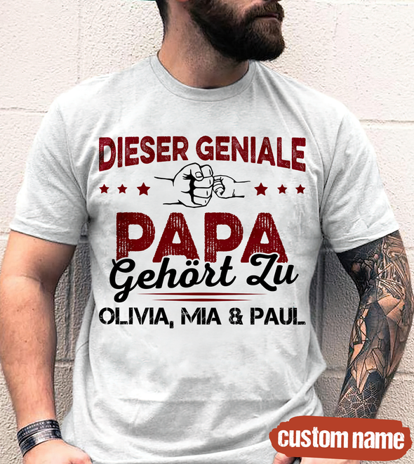 Dieser Genial Papa T-Shirt - AD - TT2504228 4