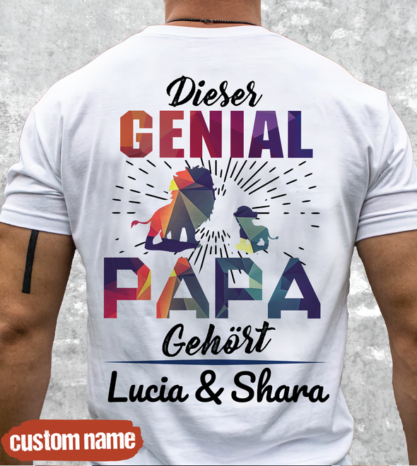 Dieser Genial Papa T-Shirt - AD - TT2604221 2