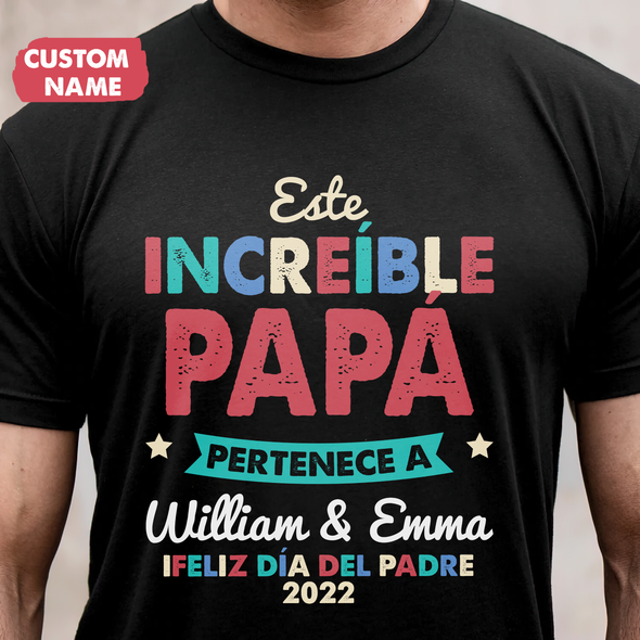 Regalo Para Papa Este increíble - Tshirt - JD - TT2005225