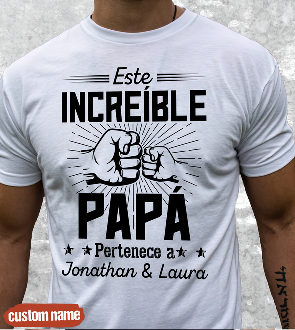 Regalo Para Papa Este increíble - Tshirt - JD - TT2005226
