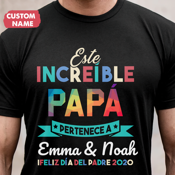 Regalo Para Papa Este increíble - Tshirt - JD - TT2005227
