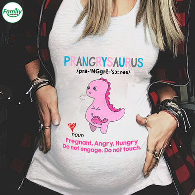 Prangrysaurus Premium Fit Ladies Tee