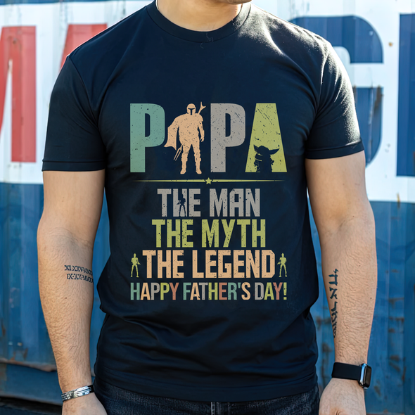 Gift For Dad Papa The Man T-Shirt - JD - TT2705226