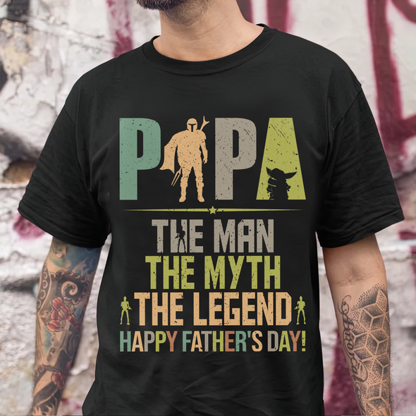 Gift For Dad Papa The Man T-Shirt - JD - TT2705226