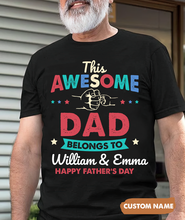 Gift For Daddy This Awesome Dad T-Shirt - JD - TT2405226