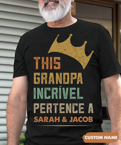 Regalo Para Papa This Grandpa Incrível T-Shirt - JD - TT2405221